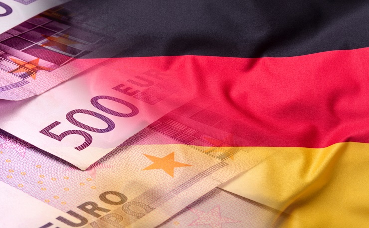 German flag euros