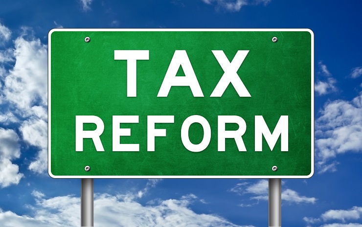 Tax reform sign