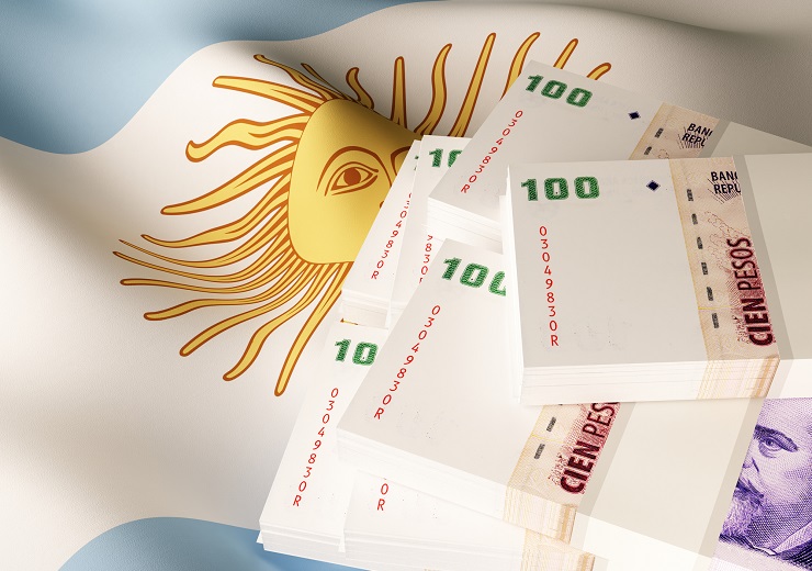 Argentina flag money